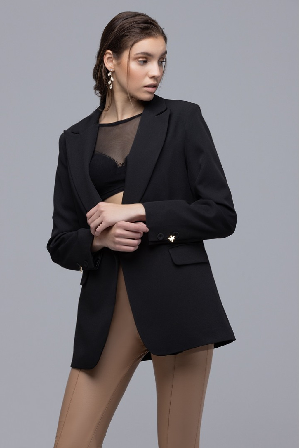 Blazer Siyah Ceket Blazer Siyah Ceket