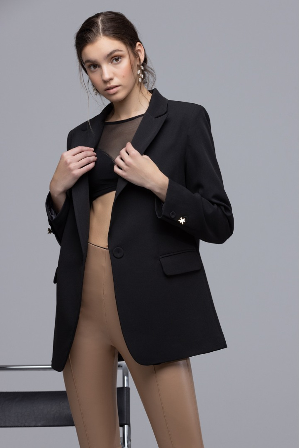 Blazer Siyah Ceket Blazer Siyah Ceket