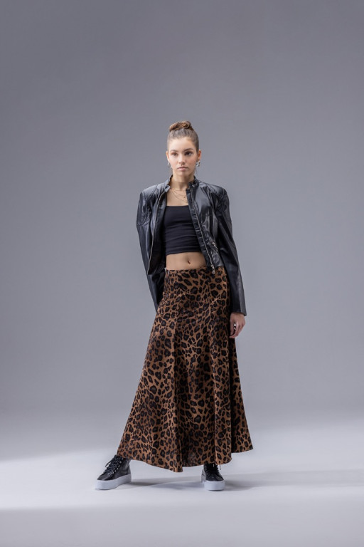 Kısa Deri Ceket-Mont