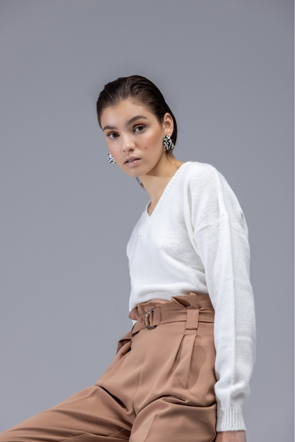 Belted Pantolon Belted Pantolon